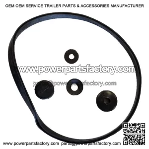 5-Piece Carburettor Box & Fuel Tap Rubber Sealing Kit for Vespa PX & LML.