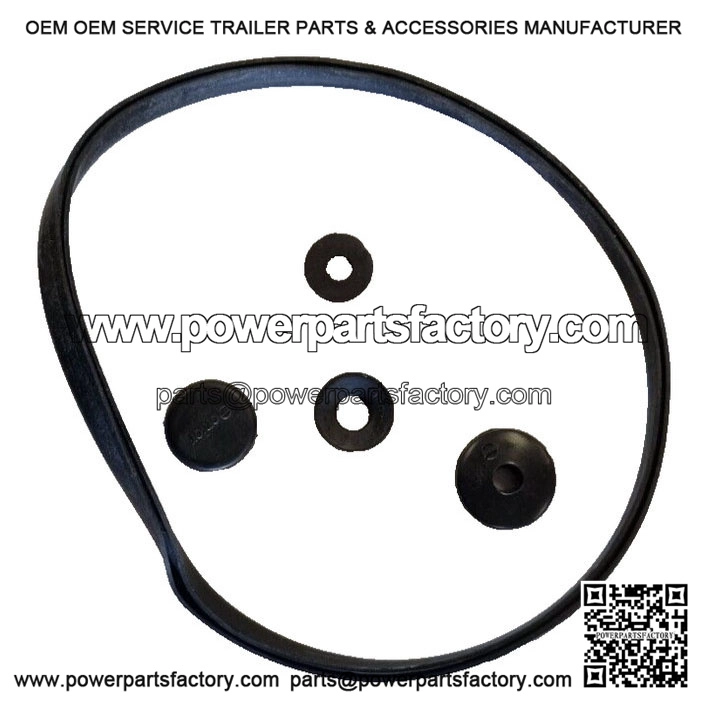 5-Piece Carburettor Box & Fuel Tap Rubber Sealing Kit for Vespa PX & LML.