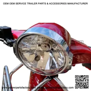 Chrome Headlight Surround (146mm) for Vespa PX & LML 125/150/200.
