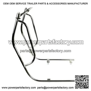 Chrome Legshield Crashbars / Side Floor Protectors for Vespa PX & LML 125/150/200.
