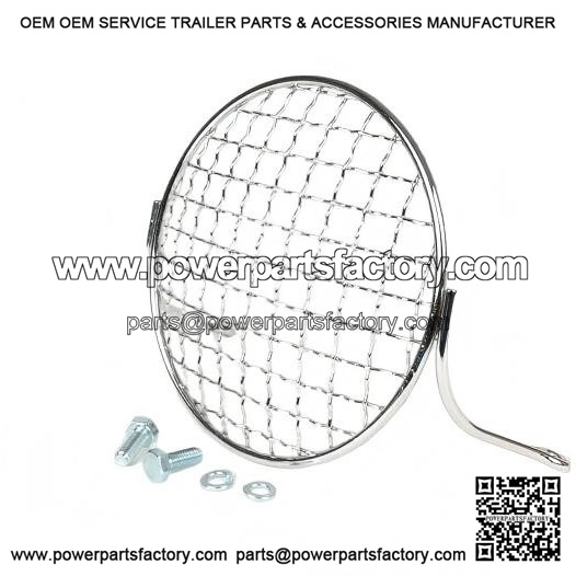 Classic Metal Chrome Headlight Grill (Protector) for Vespa PX, LML & T5 125/150/200.