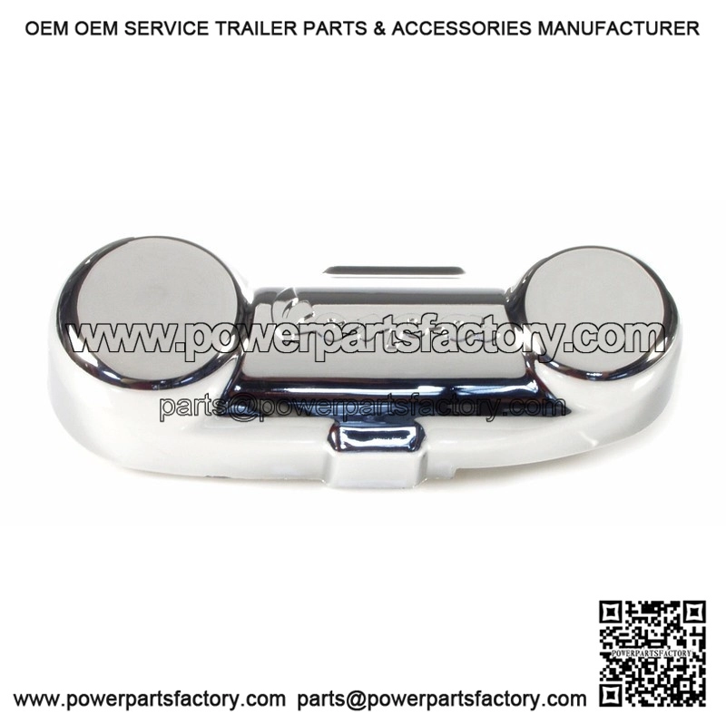 Embossed Chrome Plastic Front Fork Suspension Arm Cover (1984-2016).