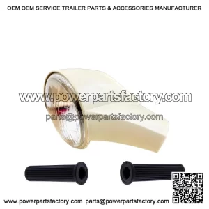 Handlebar Top Cover, Headlight Lamp & Handle Grip Set for Vespa PX, Star, Stella & NV.