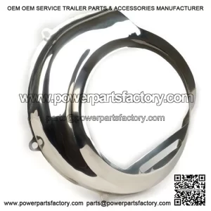 Style Stainless Flywheel Cover for Vespa PX80 and other models.