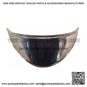 Polished Stainless Steel Headlight Peak / Mirror (155M) for Vespa PX, LML & Rally.
