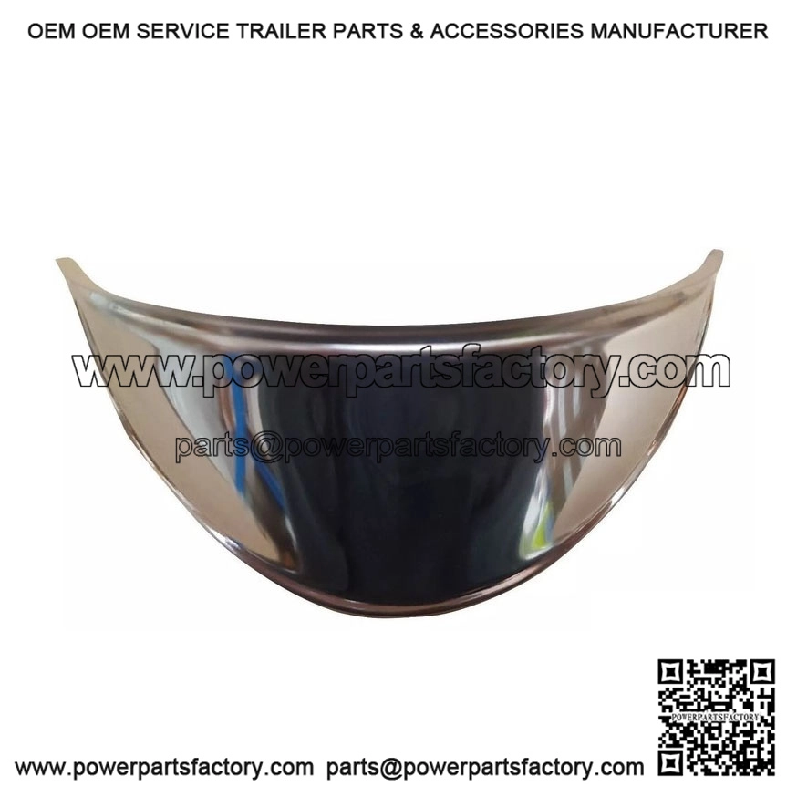 Polished Stainless Steel Headlight Peak / Mirror (155M) for Vespa PX, LML & Rally.