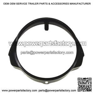 BLACK HEADLIGHT RING FOR FRONT HEADLIGHT ?C Vespa PX PE 125/150/200 (1 Series)