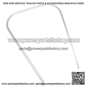 Silver Plastic One-Piece Legshield Trim / Beading for Vespa PX & T5 125/150/200.