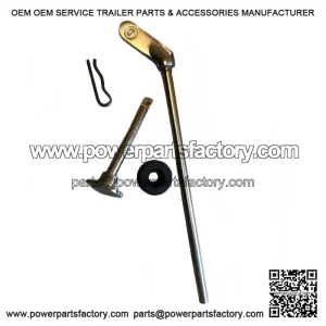 Chrome Petrol Lever / Fuel Choke Rubber and Clip Set for Vespa PX & LML.