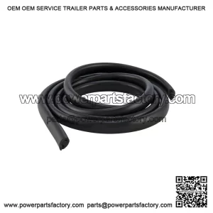Black Rubber Leg Shield Trim (1650mm) for Vespa 50-125 & PX80-200.