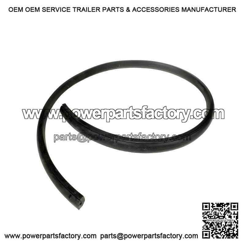 Left Hand Side Panel Rubber in Black for Vespa PX & T5.