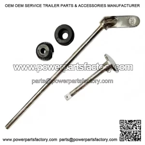 Set of 4 Petrol Lever / Fuel Choke Rubbers and Clips for Vespa PX, LML, Star & Stella.