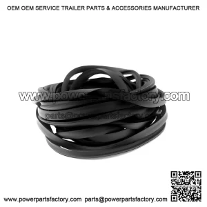 Black Rubber Edge Protection for Piaggio Vespa PX / PE.