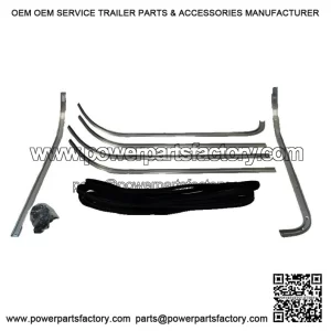 Mat Retaining Strip Set & Carpet Pedal Kit, Piaggio Vespa PX 125, 150, 200