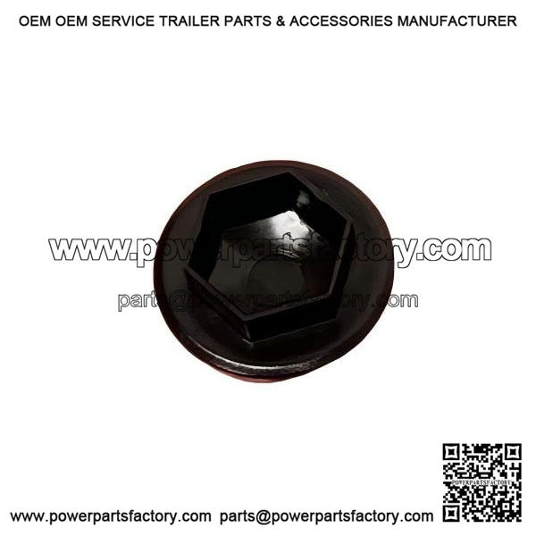 Piaggio Black ABS Plastic Flywheel Nut Cover for VESPA PX, T5 & COSA.