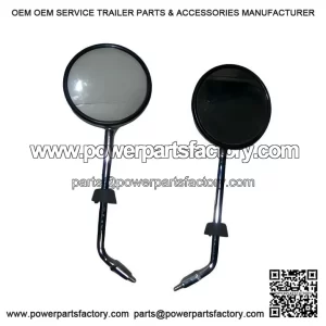 NEW PAIR OF CHROME SIDE MIRRORS ?C For Vespa PX, LML, Star
