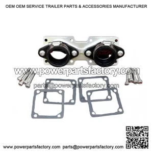 Billet Aluminum Crossover Intake Manifolds for Banshee (Fits Stock or 28mm Carbs, Includes Intake Boots)