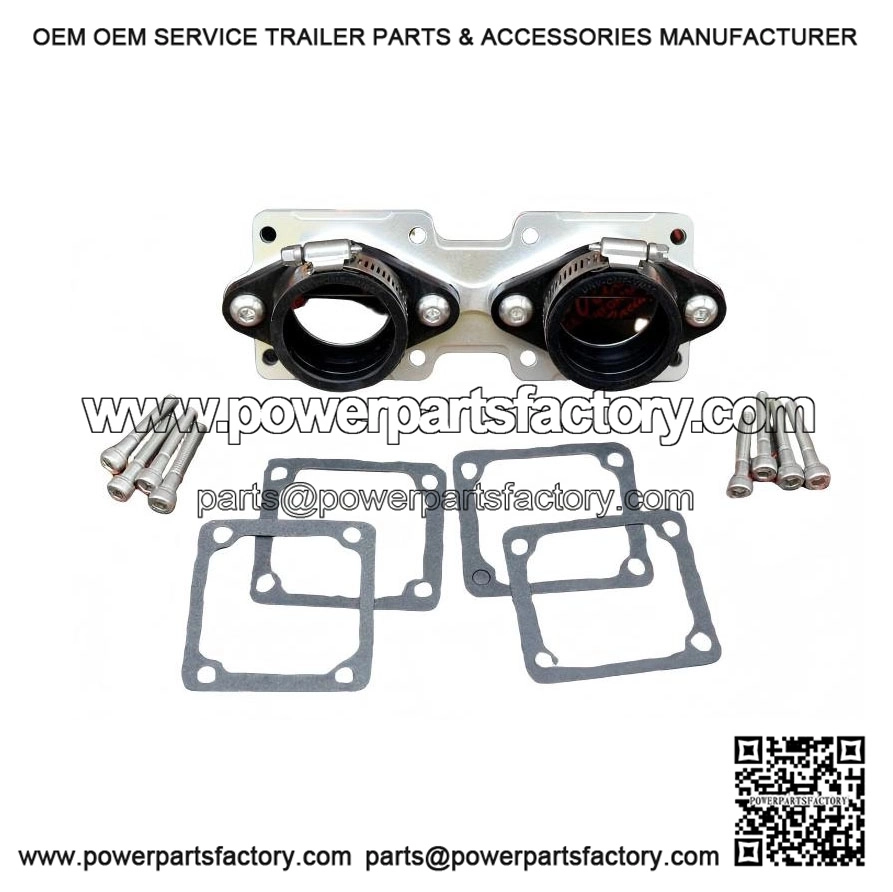 Billet Aluminum Crossover Intake Manifolds for Banshee (Fits Stock or 28mm Carbs, Includes Intake Boots)