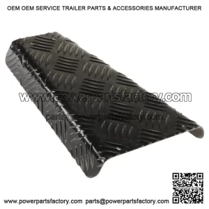 Checker Plate Centre Mat in Black for Vespa PX & T5.