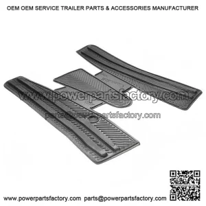 Black Floorboard Protection Floormat for Vespa PX, P Range, T5 Classic & LML.