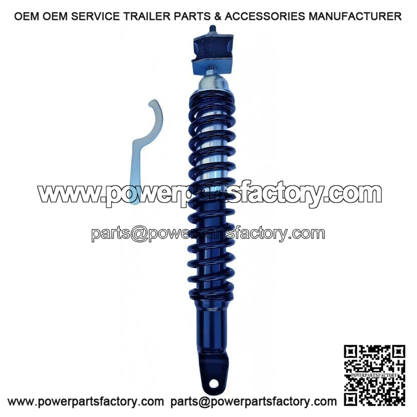 Rear Shock with Shock Mount Rubber for Vespa LML, PX 80/125/150/200, Sprint & VBB.