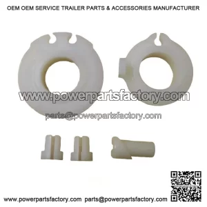 Handlebar Throttle Pulley, Gear Pulley and Cable Stops for LML & VESPA PX.