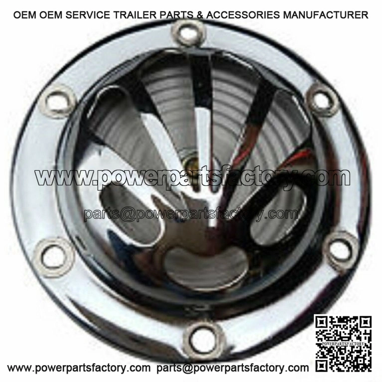 12V Flower-Type AC Chrome Horn for Vespa PX 125/200, VBB, VLB, Sprint, VNB, VBA & Super.