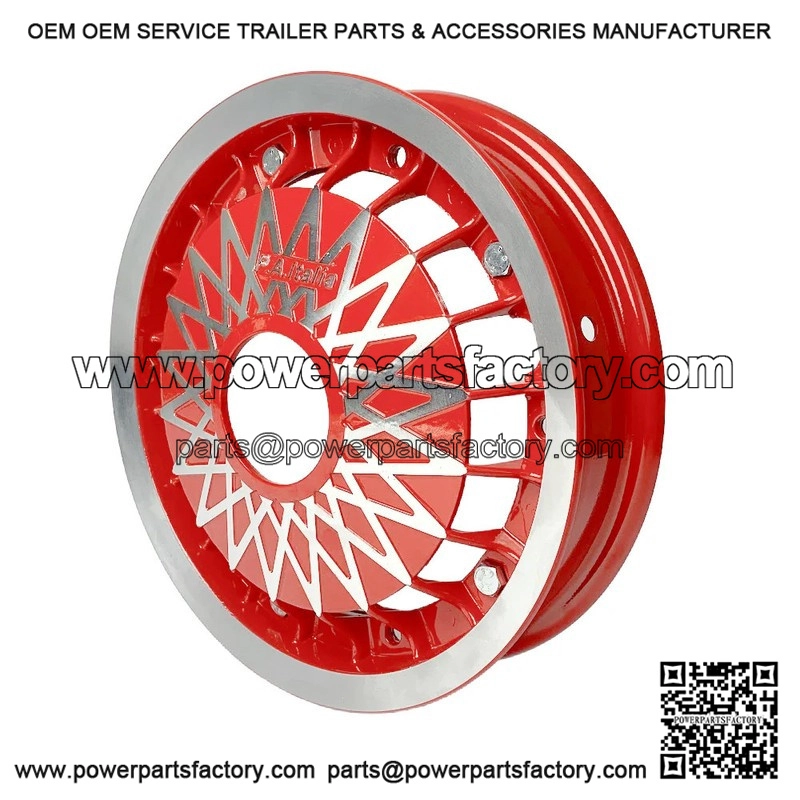 Spoked Split Red Rim (2.10x10) for Vespa PX, T5 & LML.