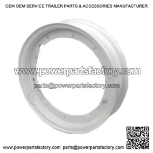 White 10" Split Wheel Rims (3.50-10) for Vespa PX, T5, LML, PK & Rally.
