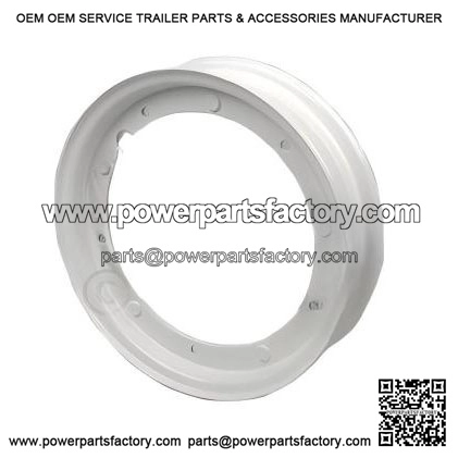 White 10" Split Wheel Rims (3.50-10) for Vespa PX, T5, LML, PK & Rally.