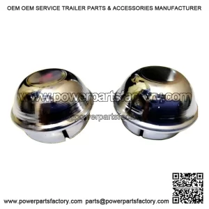 New 10" Chrome Wheel Hub Cap Set (Front & Rear) to fit Vespa PX & LML.