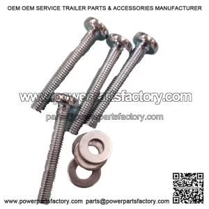 Classic Headset Top Fixing Screw Kit for Vespa PX, LML & T5 ?C Set of 4 Screws with Washers.