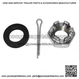 Rear Hub Castle/Castellated Nut with Washer & Pin for Vespa PX Mk1 125/150/200.