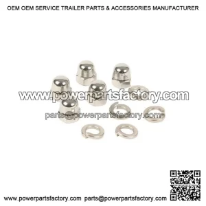 Cap Nut Set for Rim (Stainless Steel M8 SW=13mm) ?C fits Vespa Type PX.