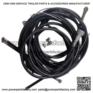 Friction-Free Teflon-Lined Cable Set in Black (with free trunnions) for PX & LML.