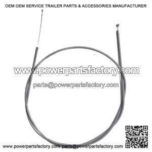 Grey Friction-Free Teflon-Lined Throttle Cable (Inner & Outer) for PX, T5, LML & PK.