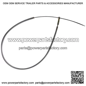 Complete Rear Brake Cable with Loop for Vespa P/PX Scooters.