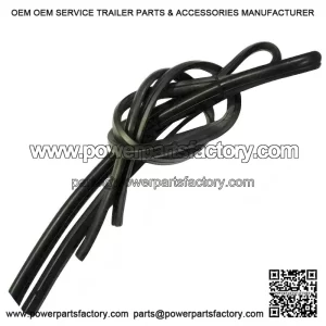Black Side Panel Rubber Set for Vespa PX & LML.