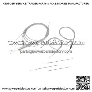 Original Cable Set with PE Inner Liner for Vespa PX 200 E & VSX1T (-86).