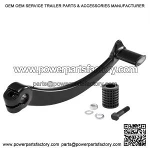 Black Powder Coated VBB Style Conversion Kickstart Lever for VESPA PX & PE.