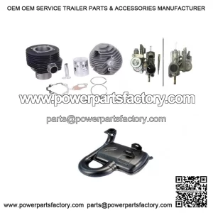 177cc Cylinder Modification Kit ?C includes Carburetor 24 S/Mix + Exhaust for Vespa PX 150.