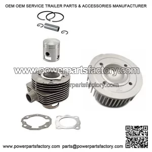 Complete Cylinder Head & Piston Kit (D.57.8) for Vespa PX 125 to 150.