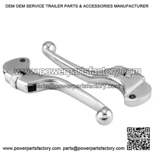 Chrome Adjustable Brake and Clutch Levers for Vespa PX, T5, Rally, PK, GS, SS, ET3 & VBB.