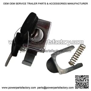 Chrome Toolbox Lock with 2 Keys for Vespa PX, LML, EFL & Glovebox ?C fits new tool boxes.