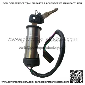 Complete Steering/Ignition Lock Assembly (4-Wire DC) with Key for VESPA PX & LML.