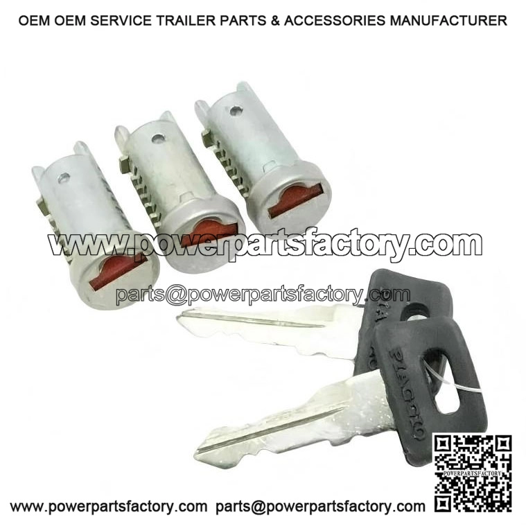 3-Barrel & 2-Key Set (Toolbox, Ignition & Seat) to fit Vespa PX & LML (2T & 4T).