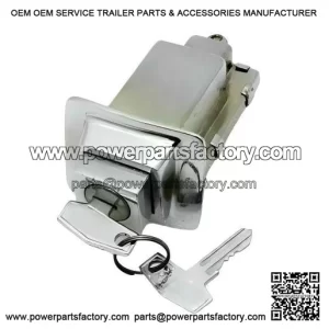 Chrome Plated Seat Lock with 2 Keys ?C Compatible with Vespa PX & PE Models.