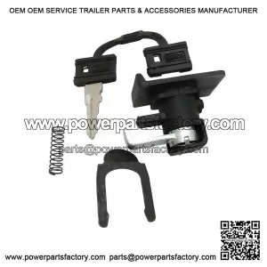 Brand New Black Tool Box Lock for VESPA PX 200, LML, NV & STAR.