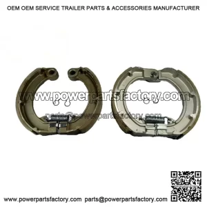 Pair of Front/Rear Brake Shoes with Spares for Vespa PX, LML & T5 ?C 10 Inch.