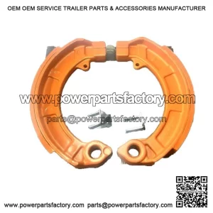 Orange Front or Rear Brake Shoes for Vespa PX.